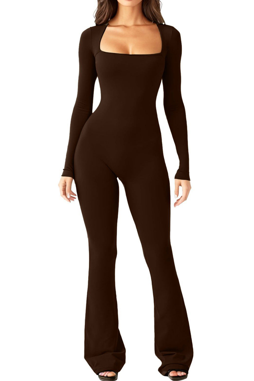 Sensein High-Stretch Long-Sleeve Jumpsuit