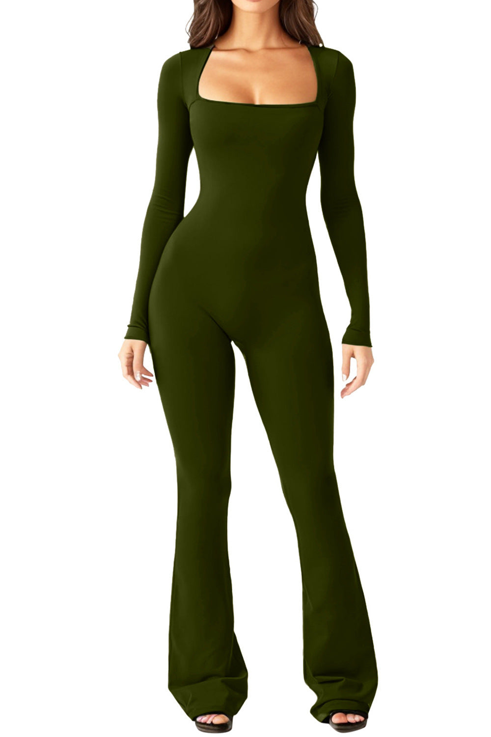 Sensein High-Stretch Long-Sleeve Jumpsuit