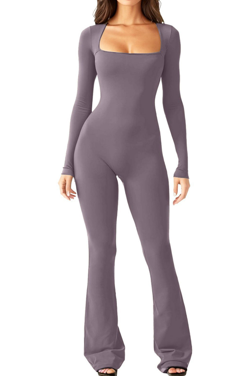 Sensein High-Stretch Long-Sleeve Jumpsuit